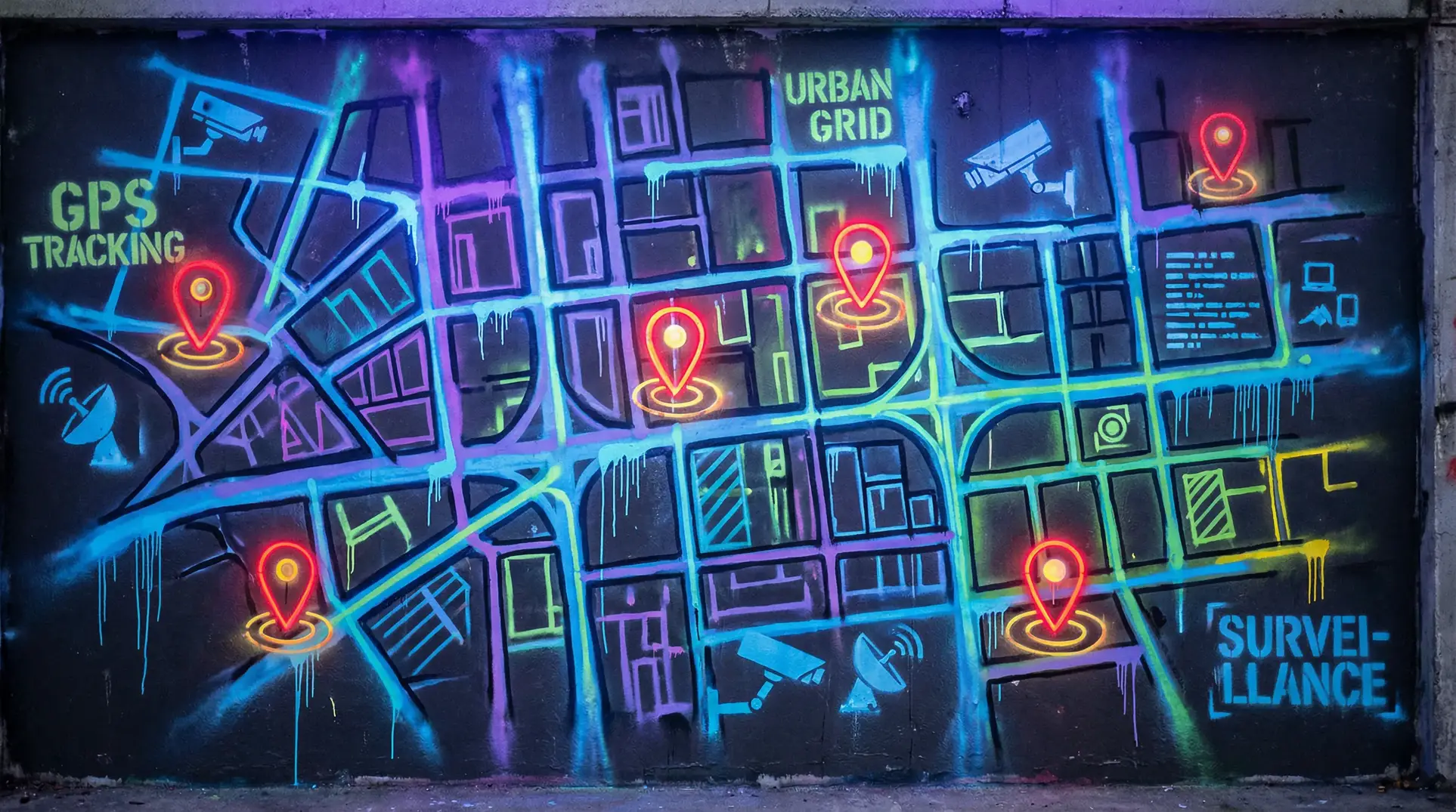 色戒钟丽缇未删减版的在线观看 狗仔追踪地图 - 城市涂鸦风格